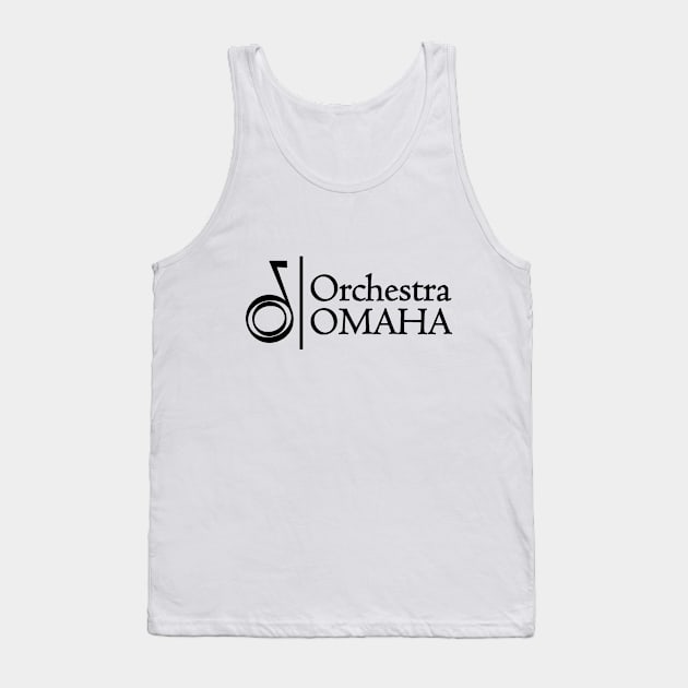 Orchestra Omaha Logo - Black Tank Top by Orchestra Omaha